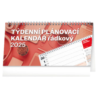 Stolní kalendář 2025 Plánovací řádkový