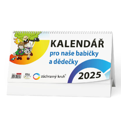 Stolní kalendář 2025 Kalendář pro naše babičky a dědečky